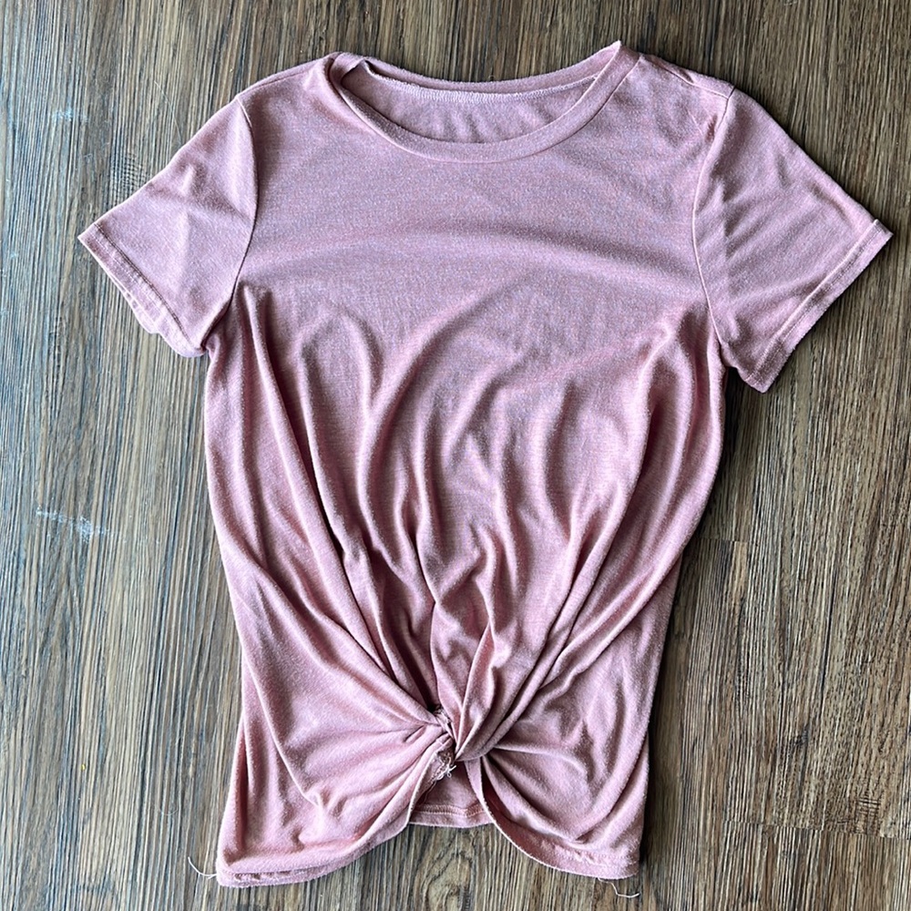 Pink amazon scrunch shirt